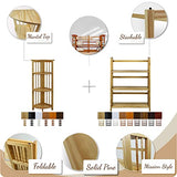 Casual Home 3-Shelf Folding Stackable Bookcase (27.5" Wide)-Natural Casual Home