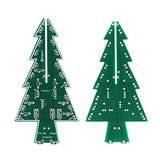Colorful LED RGB LED Flashing Christmas Tree DIY Kits Electronics Colorful 3D Xmas Tree DIY Module Funny Kits PCB Board for Practice Learning ACEIRMC