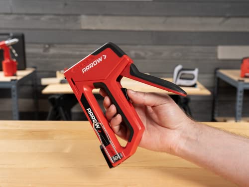 Arrow T501 5-in-1 Manual Staple and Nail Gun, Wire Stapler, and Brad Nailer for Wood, Upholstery, Construction, Insulation, Crafts, Fencing, and Arrow Fastener