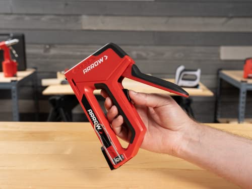 Arrow T501 5-in-1 Manual Staple and Nail Gun, Wire Stapler, and Brad Nailer for Wood, Upholstery, Construction, Insulation, Crafts, Fencing, and