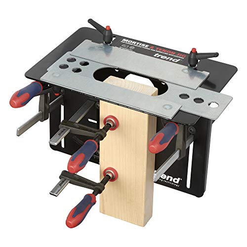 Trend Mortise and Tenon Jig for Perfect-Fitting Joints, Ideal for Furniture Construction, Fully Adjustable for Compound Angle Joints, MT/JIG TREND