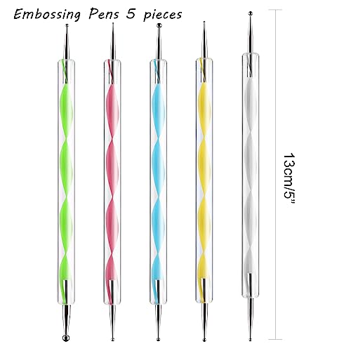 ASTARON 150 Sheets Black Carbon Copy Paper and Tracing Paper with 5 Pcs Embossing Styluses Tool Set, Carbon Transfer Paper for Tracing on Wood Fabric ASTARON