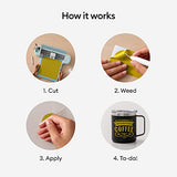 Cricut Premium Permanent Vinyl (12" x 48"), Strong Adhesive Lasts for 3 Years, UV & Water-Resistant, Perfect for Indoor-Outdoor DIY Projects, Cricut