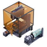 LaserPecker 4 Laser Engraver with Rotary Extension, Slide Extension and Protection Cover, Portable Fiber and Diode Laser Engraving Machine for Metal LaserPecker