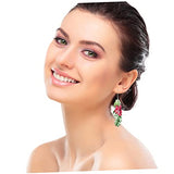 Anneome 5 Pairs Sublimation Earrings Bracelet Blanks for Jewelry Making Earring Blanks for Sublimation Printing Earring Hooks Teardrop Earrings DIY Anneome