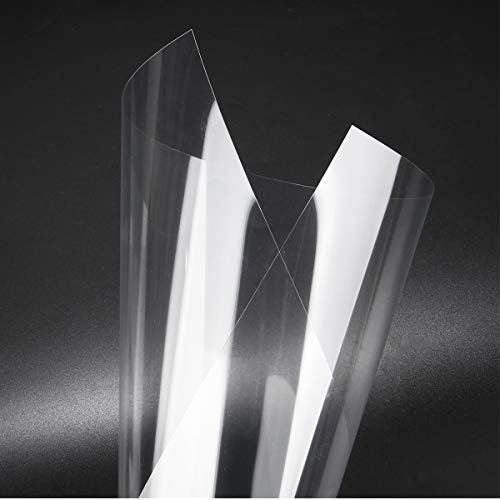 15 Pieces Blank Stencil Sheets, 12 x 12 Inch Clear Blank Material Mylar Templates, Square Blank Stencil Template for Cricut Vinyl Cutting ArtCute