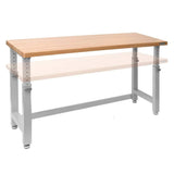 Seville Classics UltraHD 72" W X 25" D Wood Top Height Adjustable Workbench 2000 Lb Capacity Seville Classics