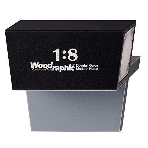 Woodraphic All New Dovetail Hand Magnetic Saw Guide Jig Marker Marking Gauge Cut Wood Joints - Aluminium/Uhmwpe/Magnet/Slicone Skin/Upgraded Version - WoodArtSupply