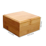 MAGICLULU 3 Pcs Wooden Storage Box Unfinished Wood Crates Jewelery Organzer Jewelry Organizer Clear Wooden Treasure Containers Tarot Jewelery MAGICLULU