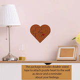Personalized Romantic Gifts for Her - Custom Valentines Gifts for Him Engraved, Unique Valentine Puzzle Card, Wooden Heart Shaped Plaque, 5 Year Wood Top obsession