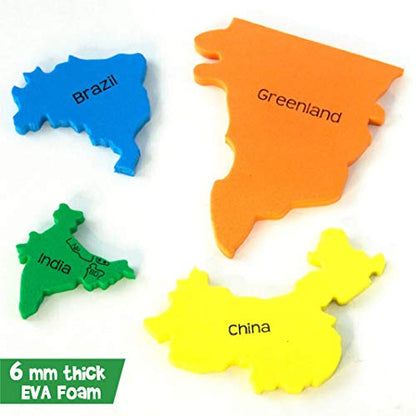 Imagimake Mapology World Map Puzzle | Educational Toys for Kids 5-7 | Puzzles for Kids Ages 4-8 | Map of The World | 6 Year Old Boy Gifts & Girl - WoodArtSupply