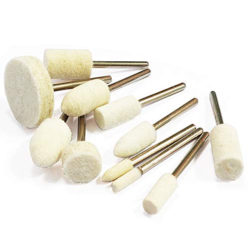 78 Pcs Polishing Buffing Wheel Set for Dremel Polishing Kit Felt Wool Cotton 1/8inch Shank Pad Rotary Tool Accessories IELEK