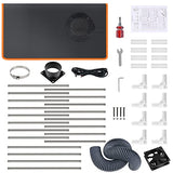 Twotrees Laser Engraver Enclosure, Fireproof and Dustproof Protective Cover for Most Laser Engraving Machine, Insulates Against Smoke and Odor, Noise Twotrees