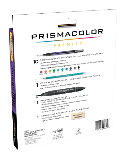 PRISMACOLOR MKR SET 13 ILLUSTRATION - BRUSH LETTERING Prismacolor