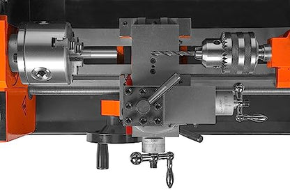 WEN 7-by 16-Inch Benchtop Metal Lathe, Variable Speed, Two Direction (ML716)