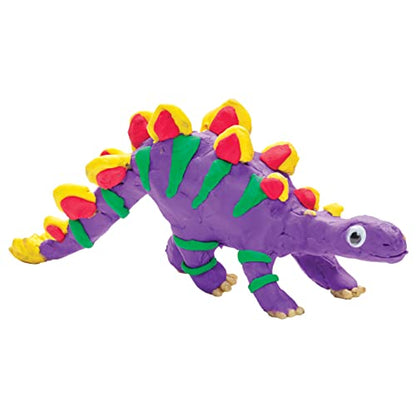 Creativity for Kids Create with Clay Dinosaurs - Build 3 Dinosaur Figures with Modeling Clay, small - WoodArtSupply