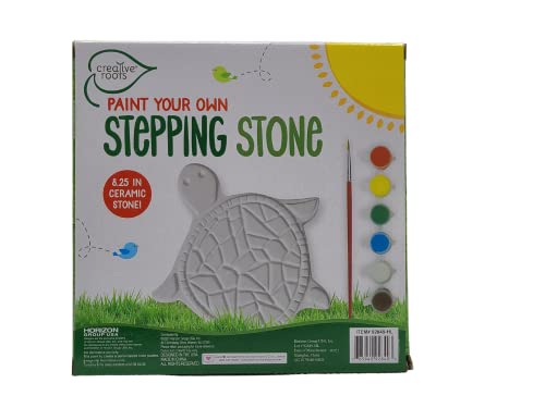 Creative Roots Paint Your Own Stepping Stone Bundle with CRA-Z-Art Sidewalk Chalkcn - WoodArtSupply