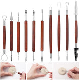 Blisstime Pottery Tools 42PCS Ceramic Tools, Pottery Tool Kit with Portable Case, Polymer Clay Tools Sculpting, Ceramics Tool Kit Clay Tool Set Blisstime