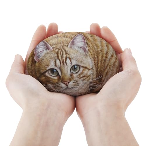 ROCART 12 Extra Large Smooth River Rocks for Painting, Flat Painting Rocks About 4 to 5 Inches in Length Perfect for Kindness Stones, Arts and ROCART