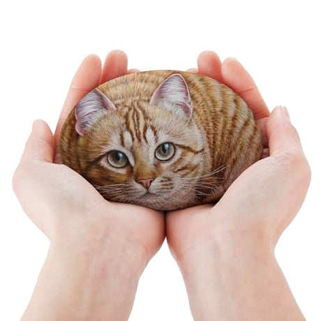 ROCART 12 Extra Large Smooth River Rocks for Painting, Flat Painting Rocks About 4 to 5 Inches in Length Perfect for Kindness Stones, Arts and ROCART