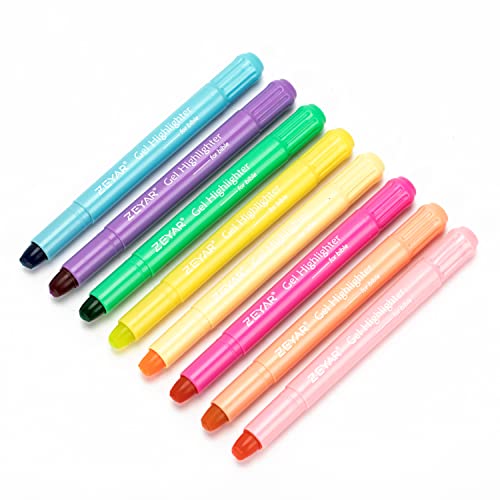 ZEYAR Gel Highlighters, Bible Highlighter Pens, No Bleed, Quick Dry,  assorted colors, Bible Study and Bible Journaling Supplies, Bible  highlighters