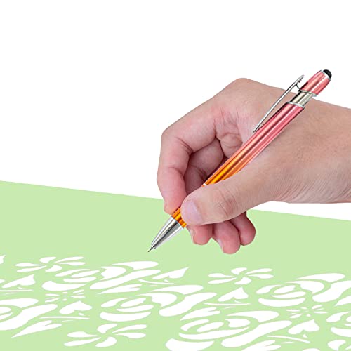 3 Pieces Pin Pen Weeding Pen Tool for Vinyl, Precision Weeding Pen Tools Quick Air Release Tool Pinpen Vinyl Pen Weeder Touch Screen Pen (Gradient aigHOMnE