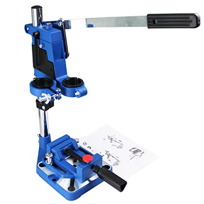 TEXALAN Drill Press Rotary Tool Workstation Stand with Wrench- 220-01- Mini Portable Drill Press- Tool Holder- 2 inch Drill Depth- Ideal for Drilling - WoodArtSupply