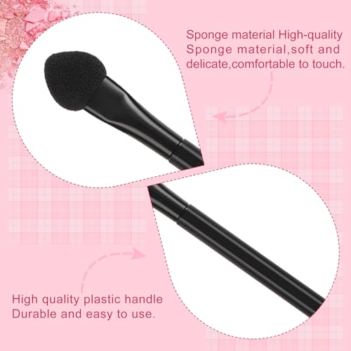 JOCEMY 30 PCS Professional Disposable Dual Side Sponge Eyeshadow Brush, Double Head Eye shadow Brushes Makeup Applicator Cosmetic Tools(Length: 12 JOCEMY