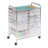 Honey-Can-Do Rolling Storage Cart and Organizer with 12 Plastic Drawers Honey-Can-Do