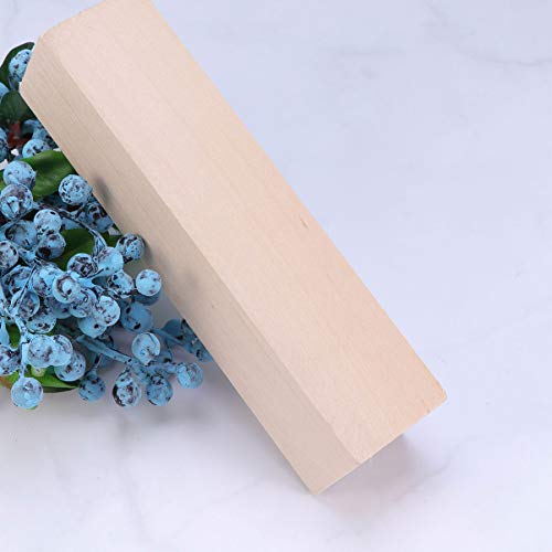 Artibetter Building Blocks Basswood Carving Block Rectangular Wood Block Unfinished Wood Piece for DIY Crafts Projects Building Bricks ARTIBETTER