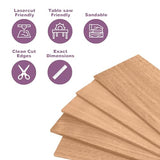 Cherry Wood Sheets 4x8" inch, 1/8" Thick Lumber Board, for Sign logs Chips Chunks Slices by Craftiff (4x8x1/8") Craftiff