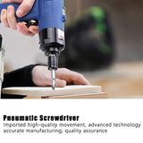 Pneumatic Air Screwdriver Impact Tapping Gun with Seesaw CW and CCW Switch and Double Hammer Strike Structure(Japanese air nozzle) LiebeWH