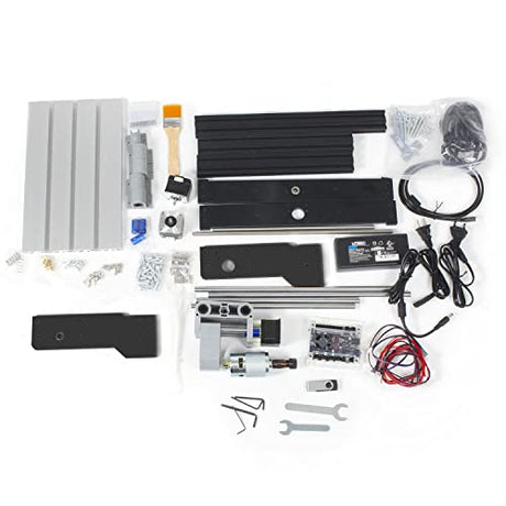 RATTMMOTOR 3018 Pro DIY CNC Router Kit, 3 Axis Hobby CNC Router Machine GRBL Control, Plastic Acrylic PVC PCB Wood Mini Desktop Engraving Milling RATTMMOTOR