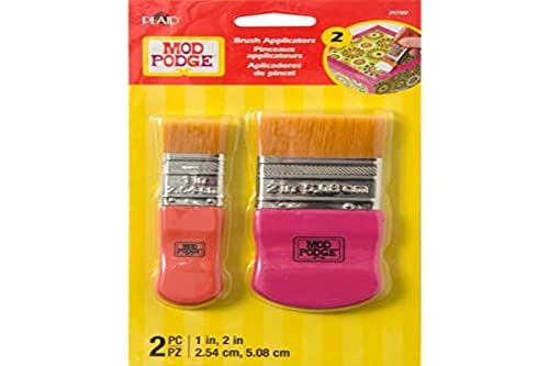 Mod Podge Brush Set, Small, Multicolor, 2 Count - WoodArtSupply