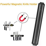 Magnetic Knife Strips(15 Inch X Set Of 2) Magnetic Knife Storage Strip, Knife Holder, Knife Rack, Knife Strip, Kitchen Utensil Holder, Tool Holder, PENXUA