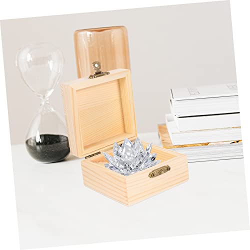 VOSAREA 8 pcs Packaging storage wooden box jewelry storage organizer wooden treasure chest wooden decor woodsy decor rustic wooden case wood ring VOSAREA