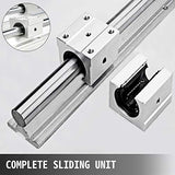 Happybuy Linear Rail, Ballscrew x 3, RM1605-350mm 650mm 1050mm x 2 Linear Rail Support, 12 CNC Kit Linear Shaft Optical Axis Happybuy