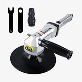 7-Inch Pneumatic Sander Heavy Duty Wet Air Sander/Polisher,Lightweight at 5.47 lbs,Adjustable Speed Up to 2500rpm Pneumatic Polisher Hand Sanding YPCOO