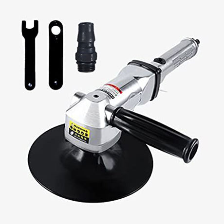 7-Inch Pneumatic Sander Heavy Duty Wet Air Sander/Polisher,Lightweight at 5.47 lbs,Adjustable Speed Up to 2500rpm Pneumatic Polisher Hand Sanding YPCOO