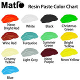 Matio White Resin Pigment Paste, 1.8oz/50g Resin Color Pigment Dye Opaque Epoxy Resin Tint Higher Concentrated Colorant for Crafts, Ocean Waves Cells Matio