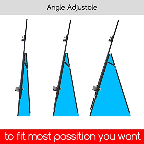 MEEDEN Wooden Art Easel for Painting and Display, Studio Artist Heavy Duty Easel Stand for Adults, Adjustable Angle and Height 57" to 76"H, Holds MEEDEN