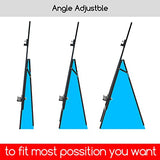 MEEDEN Wooden Art Easel for Painting and Display, Studio Artist Heavy Duty Easel Stand for Adults, Adjustable Angle and Height 57" to 76"H, Holds MEEDEN