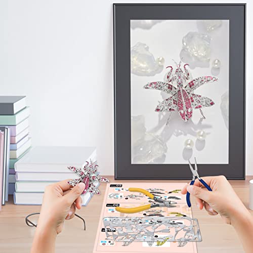 Piececool 3D Metal Model Kits, Mini Mantis - Metal Model Building Kits DIY Assembling Handcraft Kits 3D Puzzles for Adults, Best Gifts Piececool