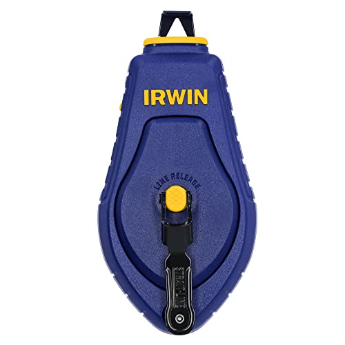 IRWIN Tools STRAIT-LINE COMPACT Chalk Reel, 100 ft. (IWHT48440) IRWIN