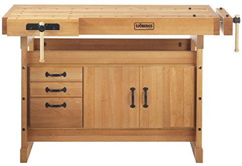 Sjobergs Scandi Plus 1825 Work Bench & SM03 Storage Cabinet | SJO-66736K - WoodArtSupply