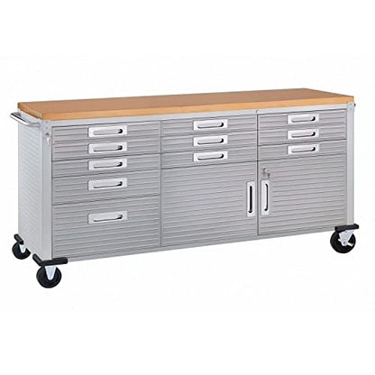 Seville Classics Ultrahd Rolling Workbench (Granite) - WoodArtSupply