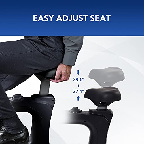 FLEXISPOT Computer Workstation Standing Desk Exercise Bike Home Office Furniture Desk -Deskcise pro（Black） FLEXISPOT