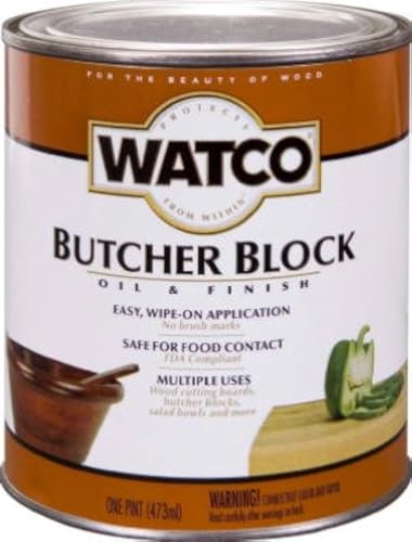 Rust-Oleum Corporation Watco 241758 Butcher Block Oil & Finish, Clear