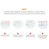 Torin ATRP6185B-1 Swivel Bar Stool: Padded Garage/Shop Seat with Chrome Plated Legs, Black Torin