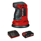 Einhell TE-RS Power X-Change 18-Volt Cordless 5-Inch 22,000-OPM Max Variable Speed Random Orbital Palm Sander w/Dust Collection Box, Dust Extraction Einhell